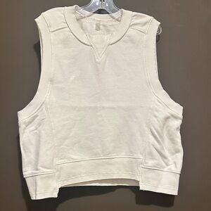 FP Movement by Free People White Muscle Tee SMALL